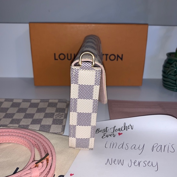 ✨SOLD✨ Louis Vuitton Pochette Felicie Damier Azur - Picture 8 of 15